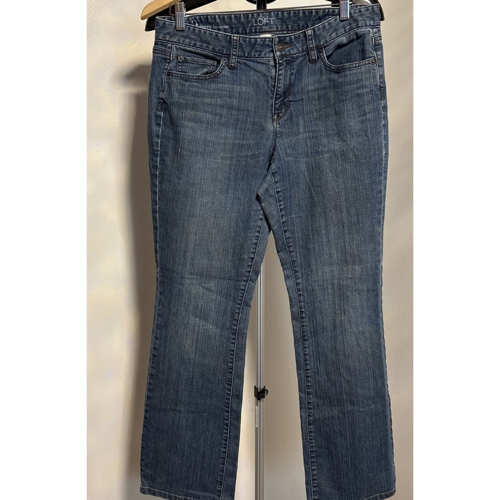 LOFT The Curvy Jeans Women's size 10 High Rise MED Blue Denim